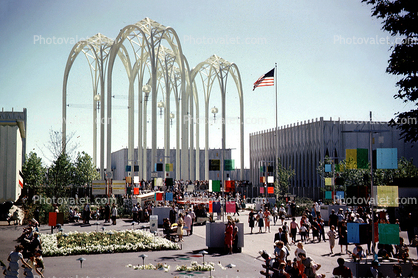 United States Science Pavilion Arches, 1962, 1960s    