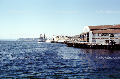 Docks, Piers, Warehouse, Elliot Bay, Seattle