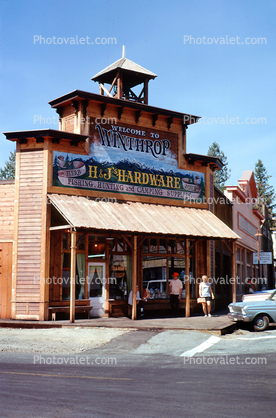 Building, H&J Hardware, Winthrop, September 1972