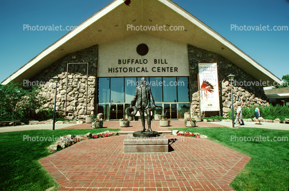 Buffalo Bill Cody Historical Center, Statue, Building, Cody, Wyoming