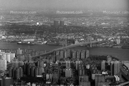 Hudson River, Washington Bridge, 1970s