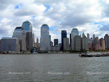 Downtown Manhattan, skyline, buildings
