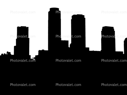Manhattan Cityscape Silhouette