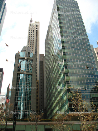 Manhattan Highrise, skyscrapers, buildings