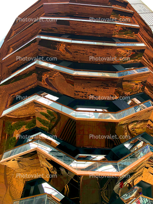 Vessel, Staircase honeycomb-like structure, Hudson Yards Public Square, Manhattan