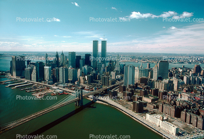 World Trade Center Aerial, New York City, Manhattan
