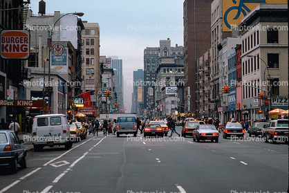 Sixth Avenue, Greenwich Village, Cars, automobile, vehicles, Manhattan
