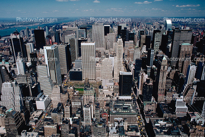 buildings, midtown Manhattan, East River, East-River