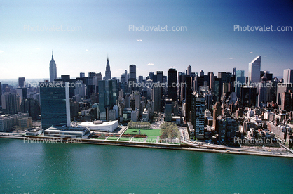 United Nations Headquarters, buildings, East River, East-River