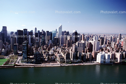 Midtown Manhattan, buildings, East River, East-River