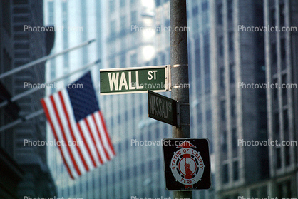 Wall Street, Sign, Manhattan