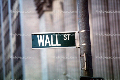 Wall Street, Sign, Manhattan