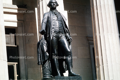 George Washington Statue, Federal Hall National Memorial, Wall Street, Manhattan, famous landmark