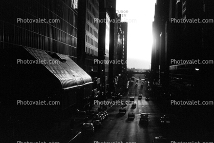The Grand Hyatt, buildings, early morning Street Scene, Manhattan