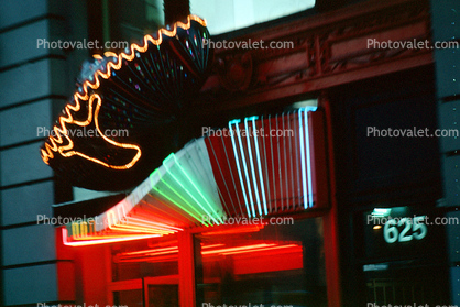 Neon sign, 625, 24 November 1989