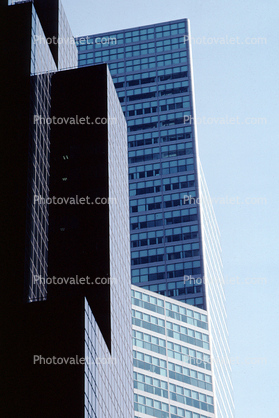 skyscraper, building, reflection, abstract, Manhatta, 25 November 1989
