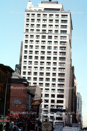 skyscrapers, buildings, Manhattan, 26 November 1989