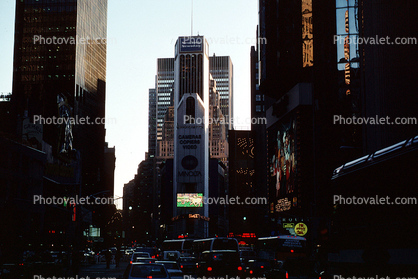 Times Square, buildings, 27 November 1989