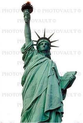 Statue Of Liberty, photo-object, object, cut-out, cutout, 3 December 1989