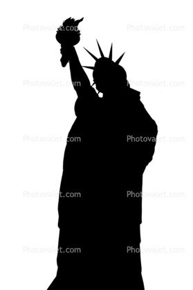 Statue Of Liberty silhouette, logo, shape, 3 December 1989