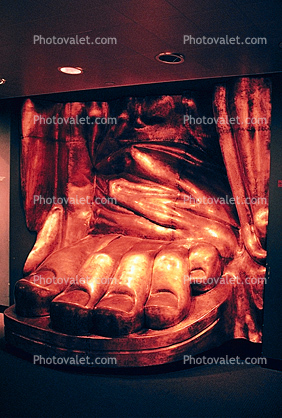 Statue Of Liberty Foot, 3 December 1989