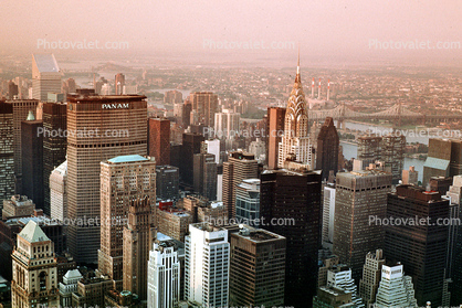 Cityscape, skyline, skyscrapers, buildings, 7 June 1990