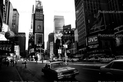 Times Square, Buildings, cityscape, cars, winter, wintertime