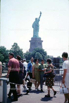 Bring me Your Tired Huddled Masses, Immigration at the Statue Of Liberty, July 1969, 1960s