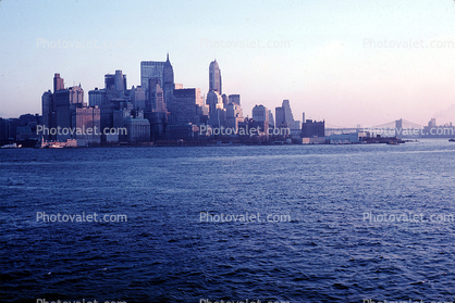 Cityscape, Skyline, Building, Skyscraper, Downtown Manhattan, 1966, 1960s