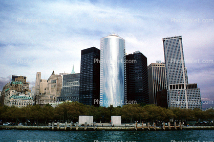 Skyline, cityscape, downtown, buildings, Manhattan, 27 October 1997