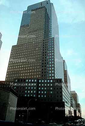 Skyscraper, Tall Dark Building, Highrise, Manhatten, 27 October 1997