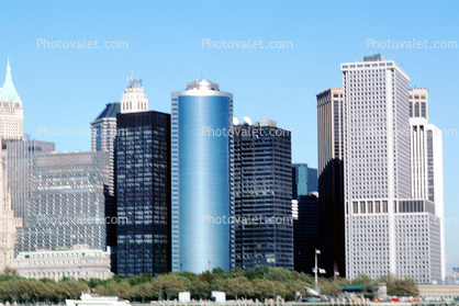 skyscraper, buildings, cityscape, downtown Manhattan, 28 October 1997