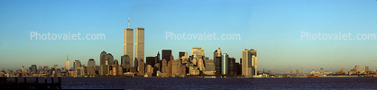 World Trade Center, Manhattan Skyline, Panorama, 28 October 1997