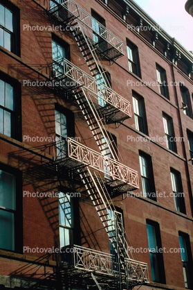 Fire Escape Stairs, building detail