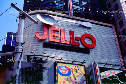 JELL-O, Oversize Spoon, Wide, Oversize, big, huge, Buildings, Cityscape, Manhattan