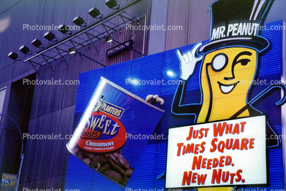 Planters, Times Square, Just What Times Square Needed, New Nuts, Mr. Peanut
