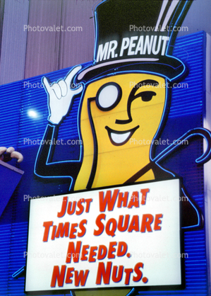 Planters Peanut Character, Times Square