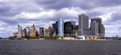 Manhattan Skyline Panorama, Cityscape, Skyline, Buildings, Skyscrapers