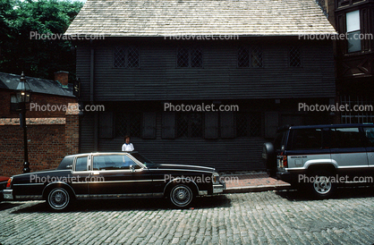 Paul Revere House, Cars, automobile, vehicles, 1950s
