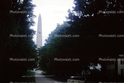 Bunker Hill, monument, Charleston, July 1961, 1960s