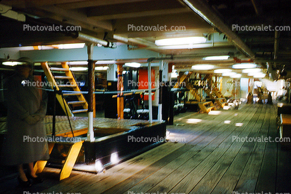 Interior of Old Ironsides, December 1958, 1950s