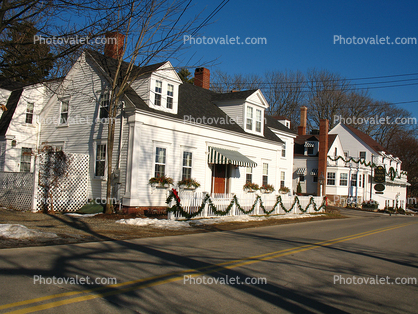 White Picket Fence, Home, House, Porch, single family dwelling unit, building