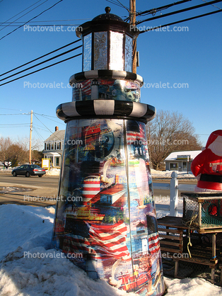 Will's Copy Center, Lighthouse Depot Gift Shop, Wells Maine