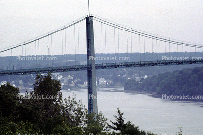 Waldo-Hancock Bridge, Penobscot River, Verona, Hancock County, Maine