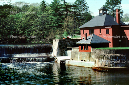 Grinding Mill, Water, River, landmark, building