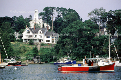 Redhull Lobster Boat, Rockport, Home, Mansion, Harbor