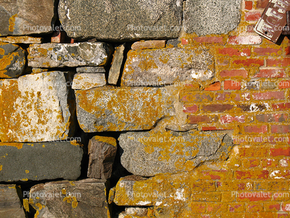 Brick Wall, Castle William and Mary, New Castle, Portsmouth, New Hampshire