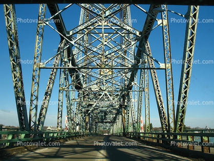 World War Memorial Bridge, US Highway-1, Roadway, Portsmouth New Hampshire, Kittery Maine