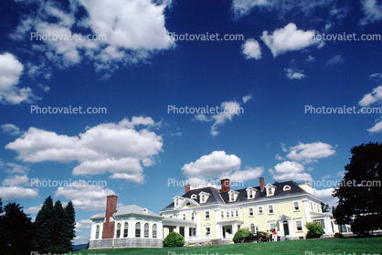 Burklyn Hall, Clouds, Summer, Vermont