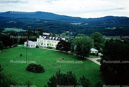 Burklyn Hall in Burke, Vermont, Early Morning, Summer